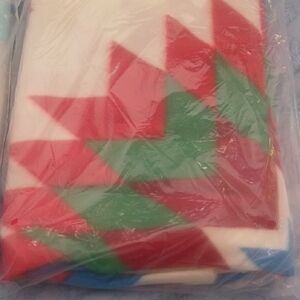 Native America Indian Designed Fleece Blankets/Throws Set of 2